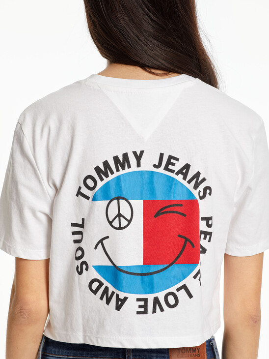 Smiley Logo Cropped T-Shirt