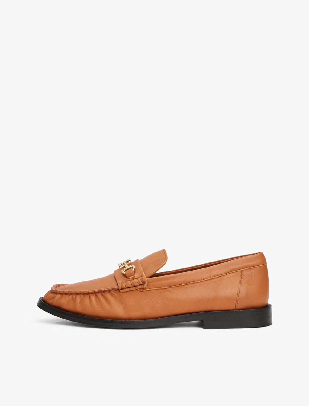 Leather Horsebit Loafers, Cinnamon Bark, hi-res
