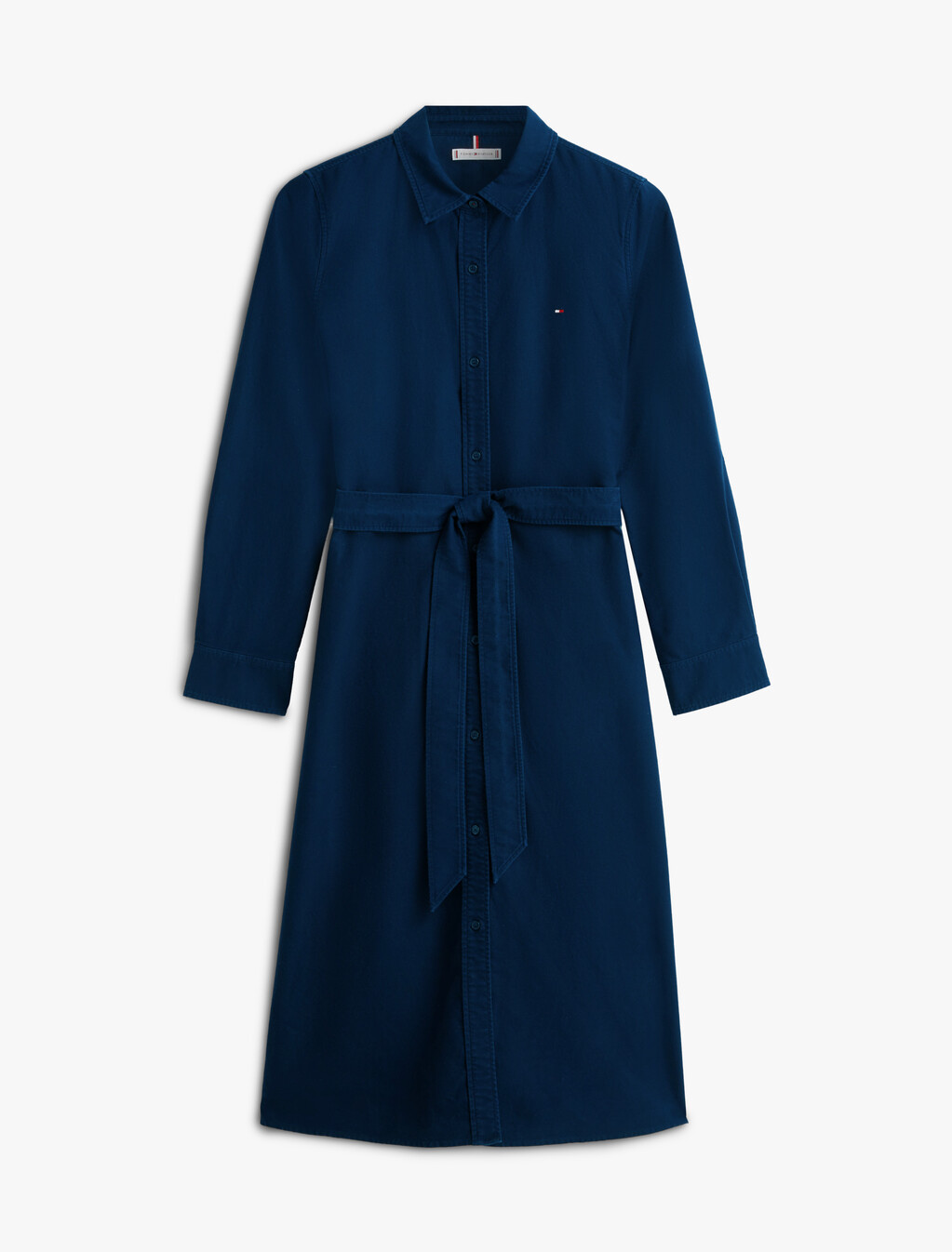 Asia Fit Oxford Dress, Dark Night Navy, hi-res