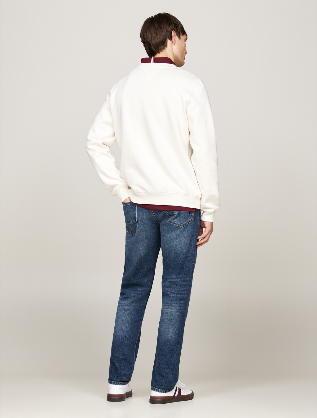 Nautical Arch Logo Sweatshirt, Ivory Petal, hi-res