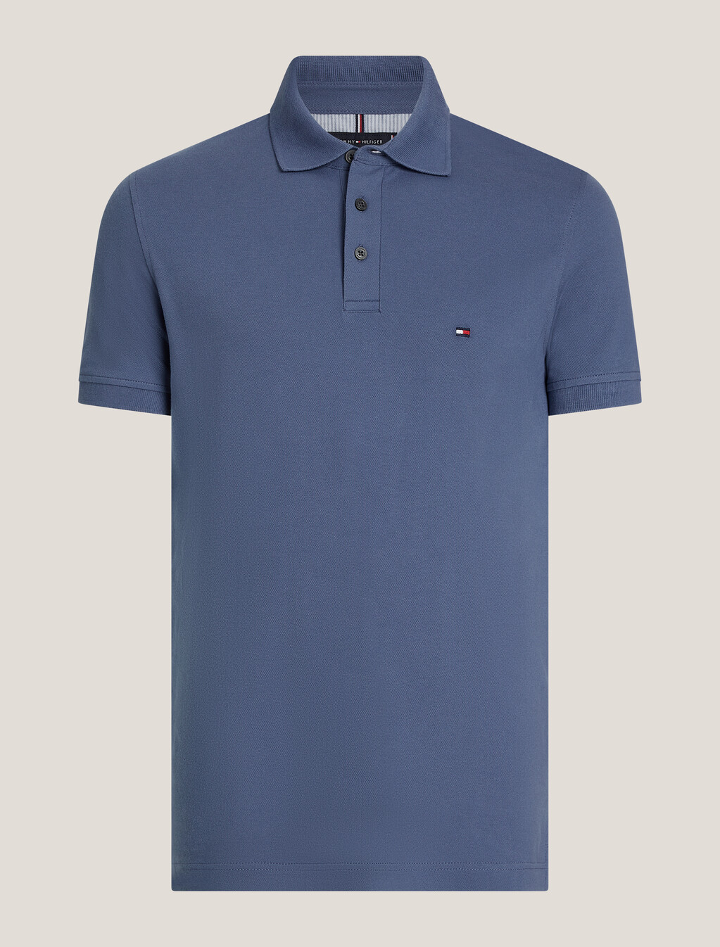 Slim Fit Stretch Polo, Bank Blue, hi-res