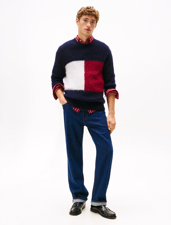 Relaxed Straight Leg Jeans