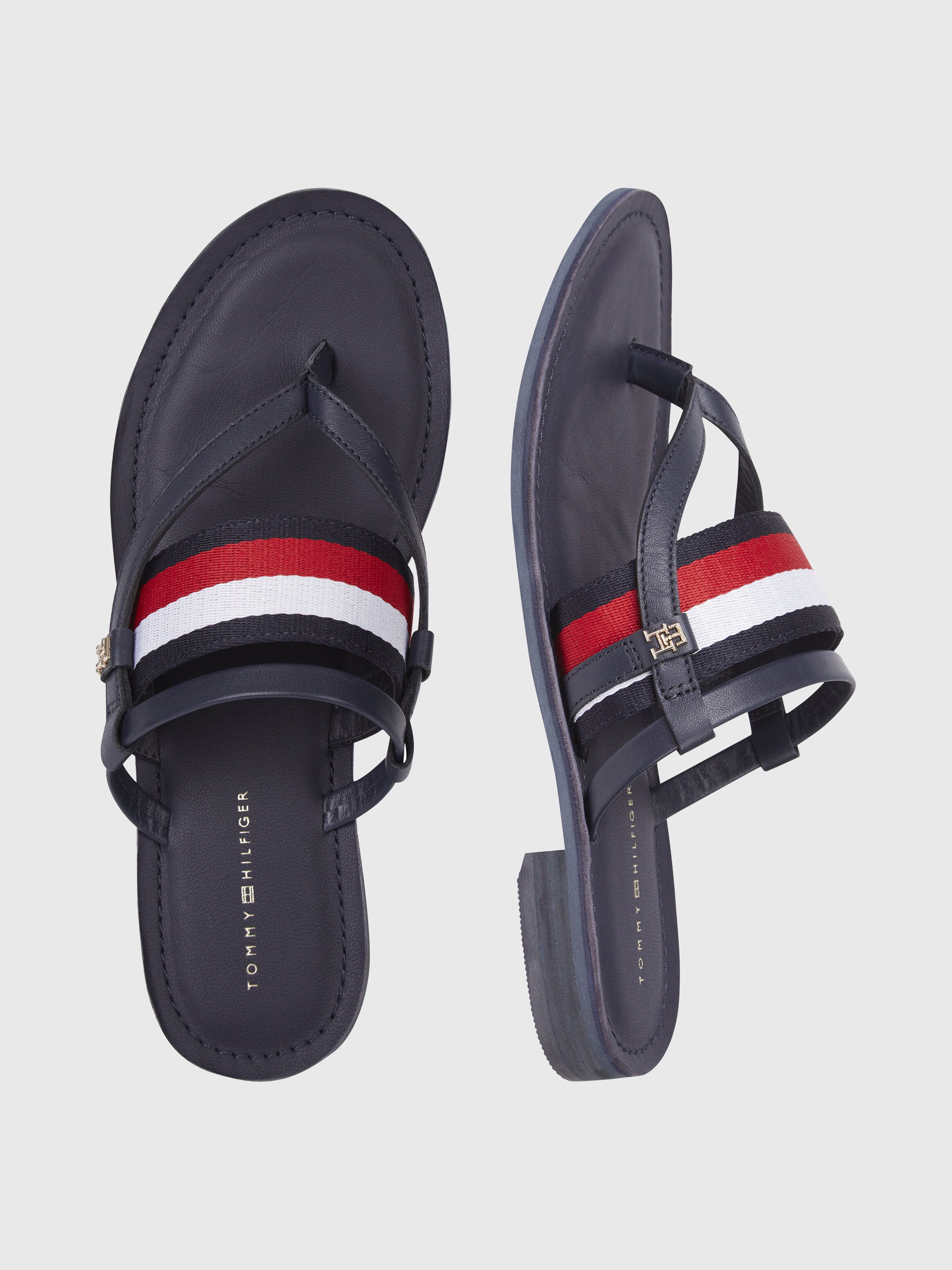 Tommy hilfiger flip outlet flops ladies sale