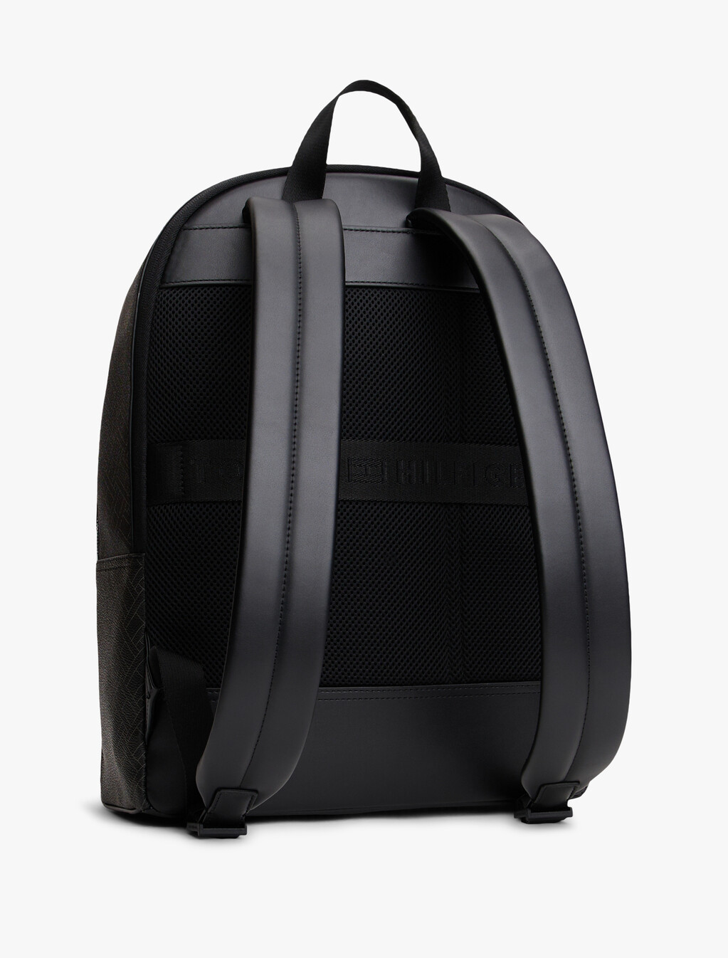 Hilfiger Flag Mixed Texture Dome Backpack, Black, hi-res
