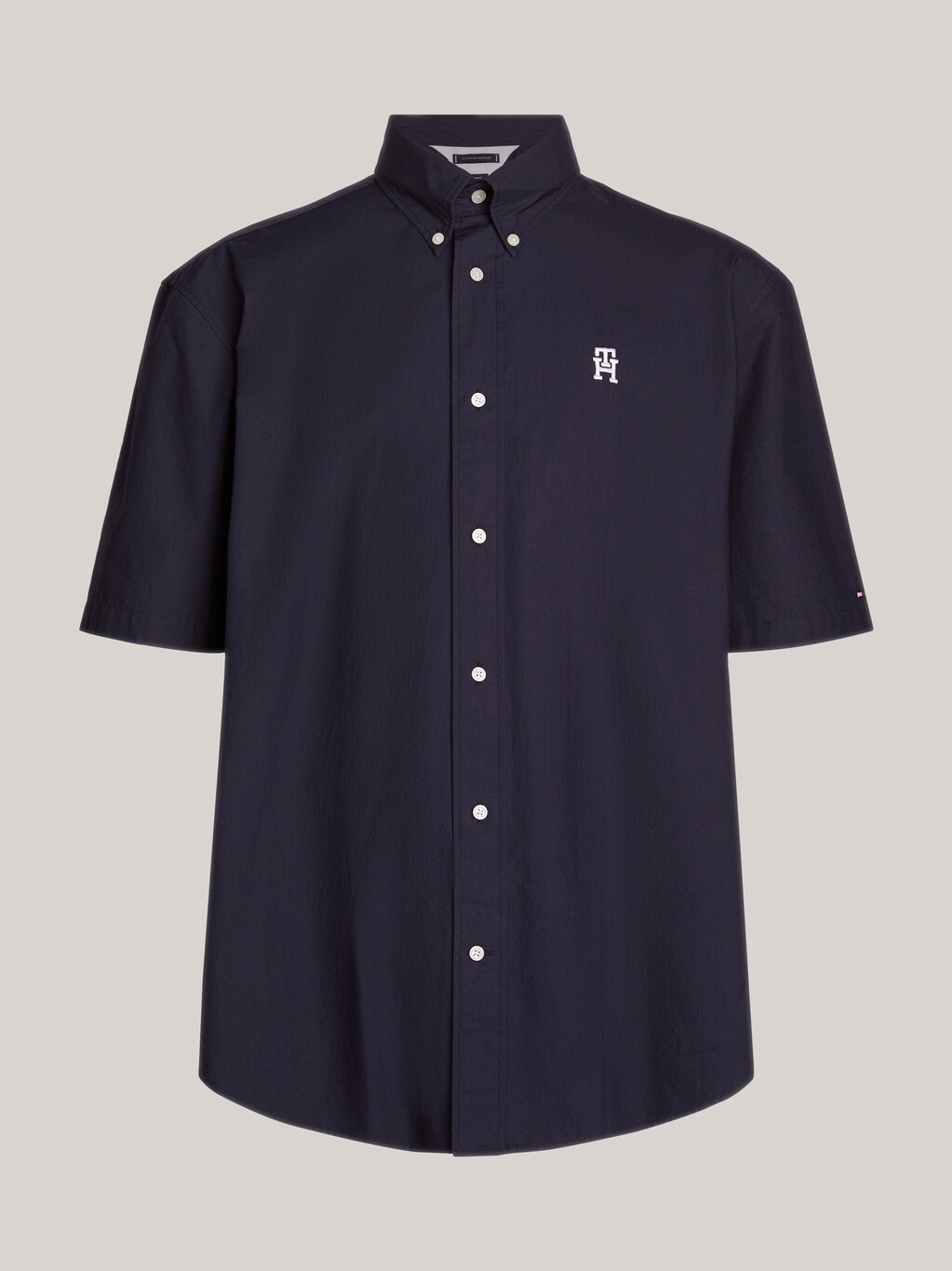 TH Monogram Regular Short Sleeve Shirt, Desert Sky, hi-res