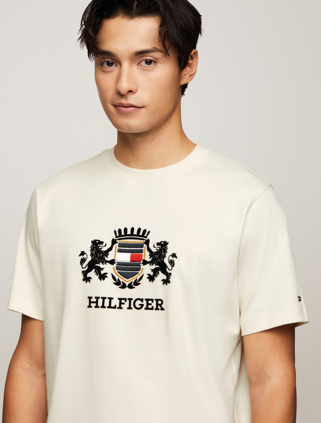Icon Short Sleeve T-Shirt, Ivory Petal, hi-res