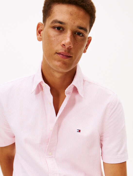 Heritage Stripe Short Sleeve Oxford Shirt