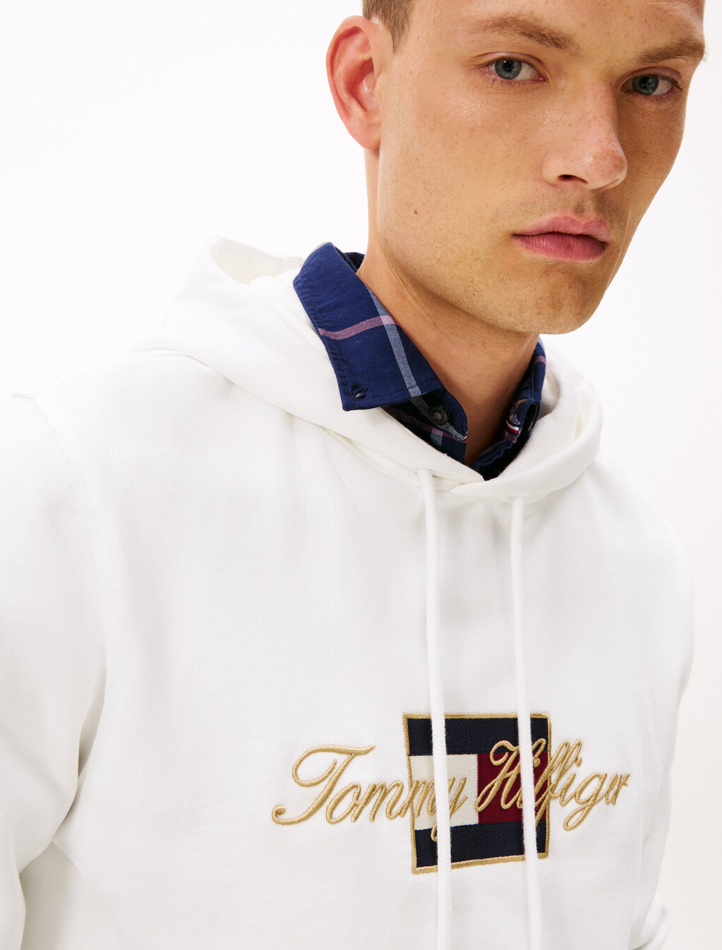 Icon Gold Hoodie, Ecru, hi-res