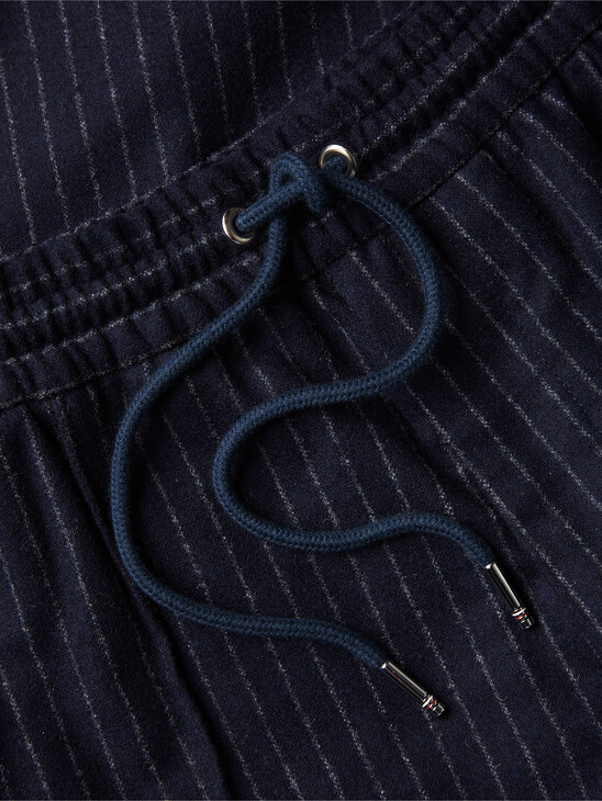 Pinstripe Drawstring Pants