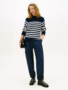 Sanded Fine Twill Cargo Jogger, Dark Night Navy, hi-res