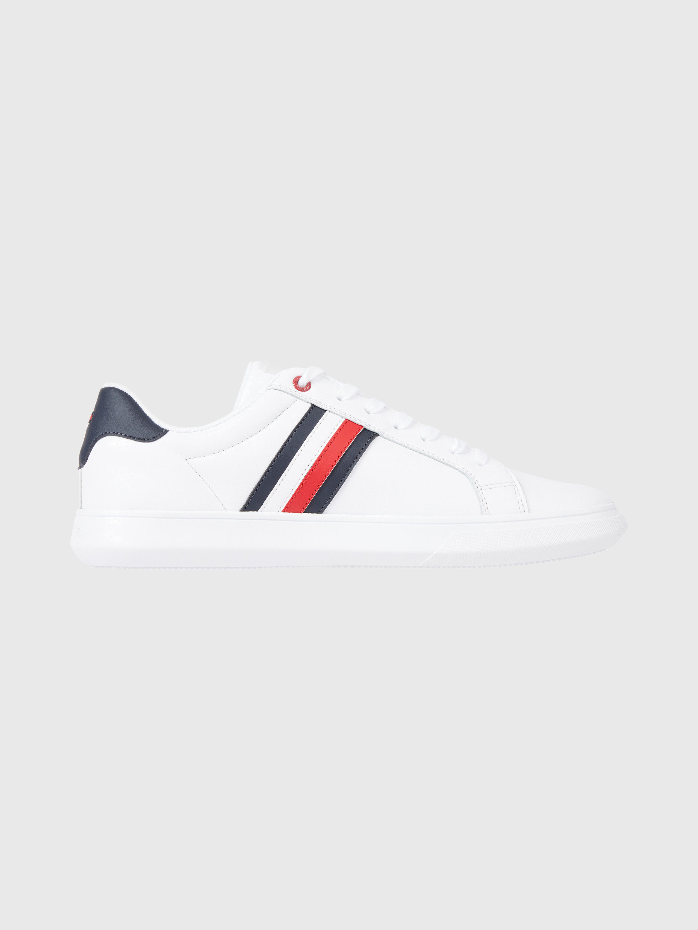 Tommy hilfiger essential clearance leather detail cupsole