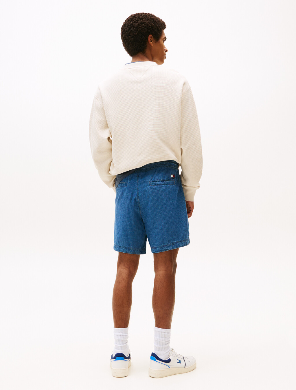 Ripstop Cotton Beach Short, Denim Dark, hi-res