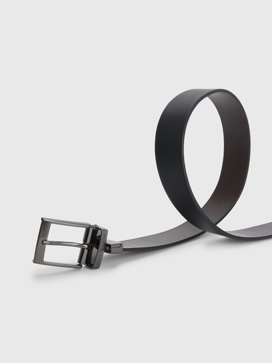 ADAN ENGRAVED LOGO REVERSIBLE LEATHER BELT