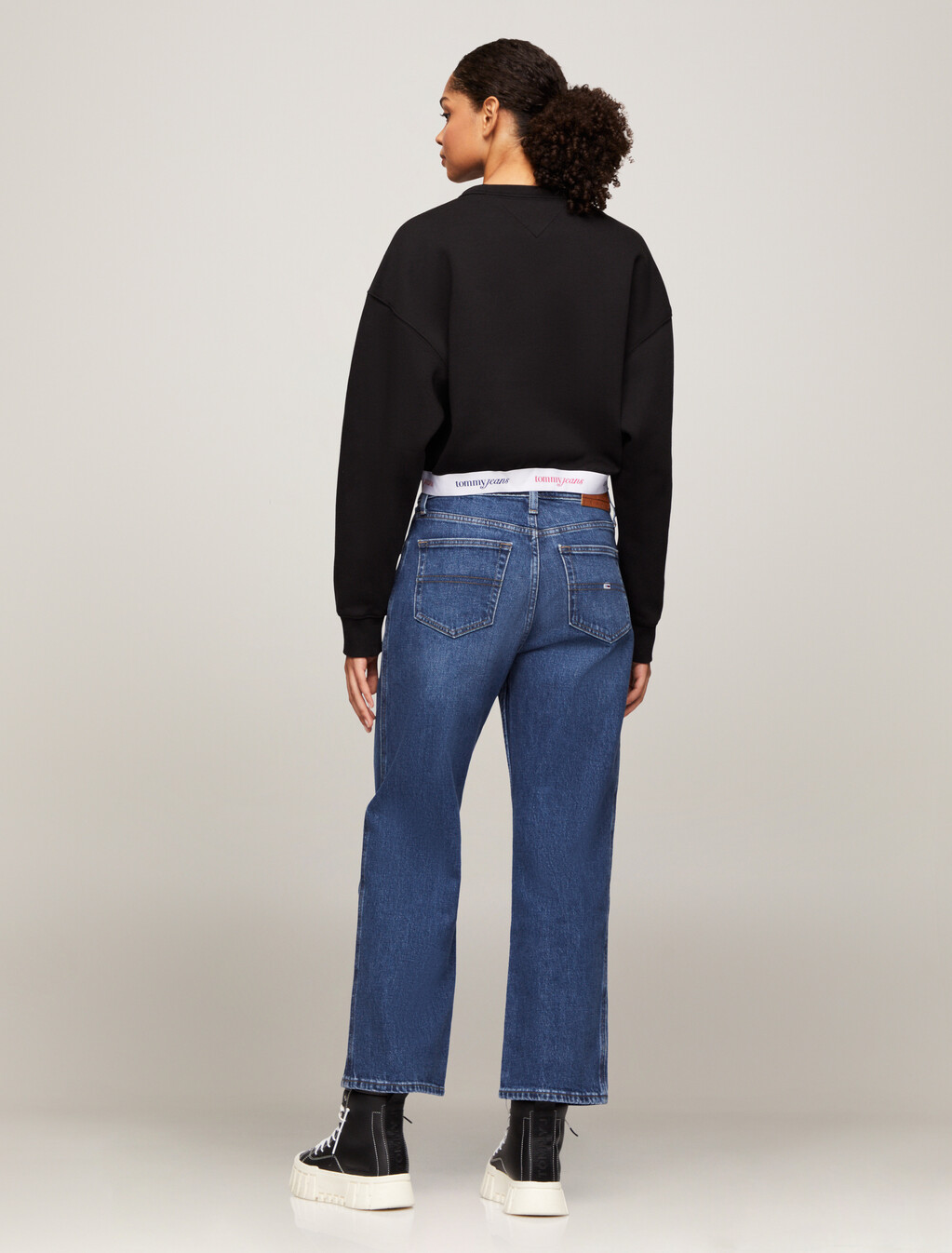 Betsy Mid Rise Loose Jeans, Denim Dark, hi-res