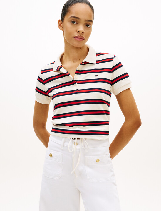 1985 Regular Fit Tie Front Polo Shirt