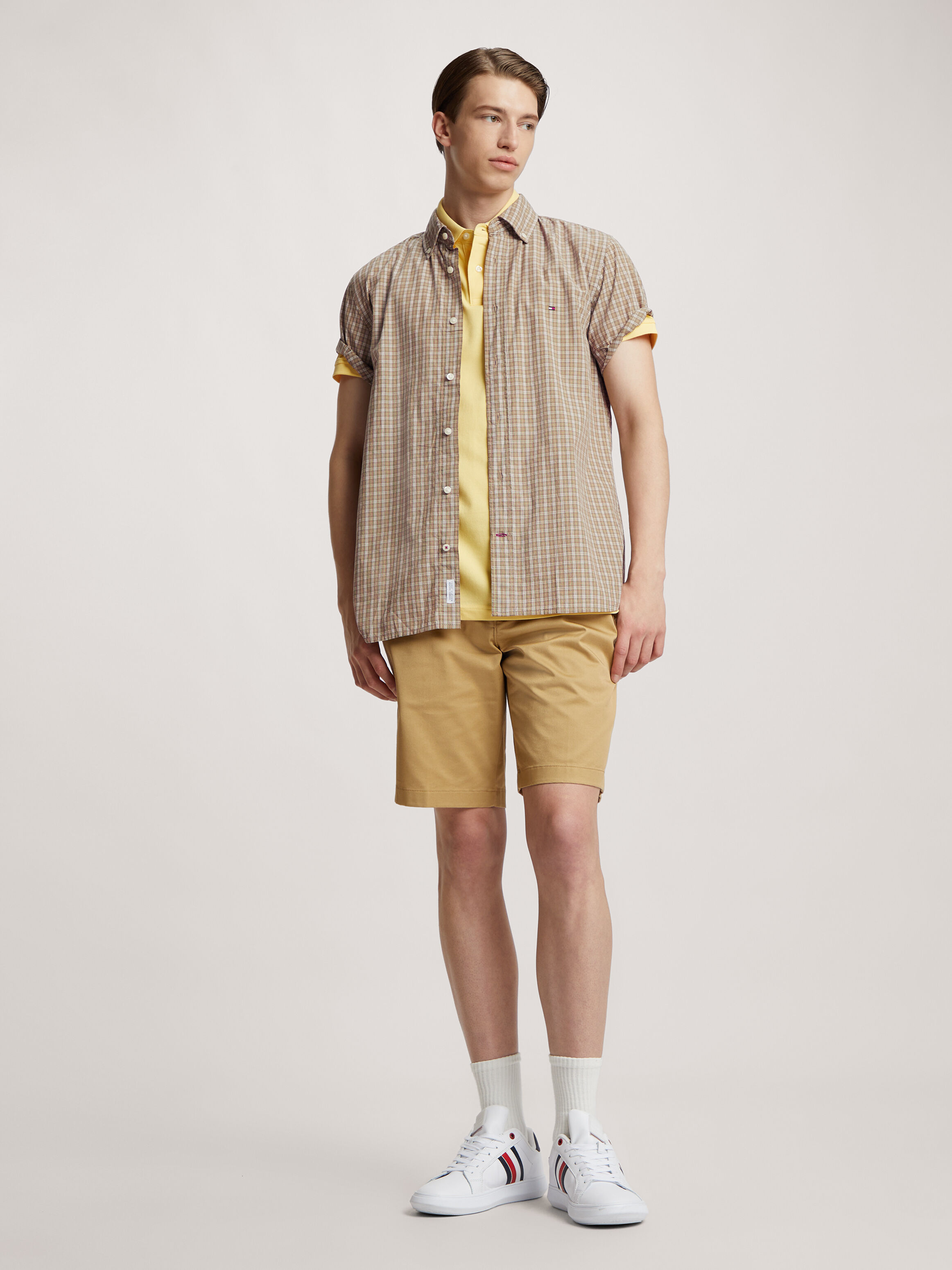 Checkered shirt and shorts new arrivals