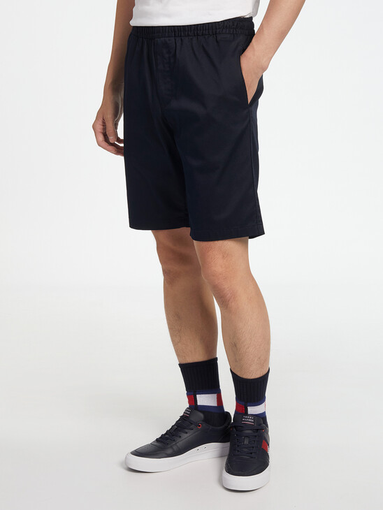 BROOKLYN TWILL PULL-ON SHORTS
