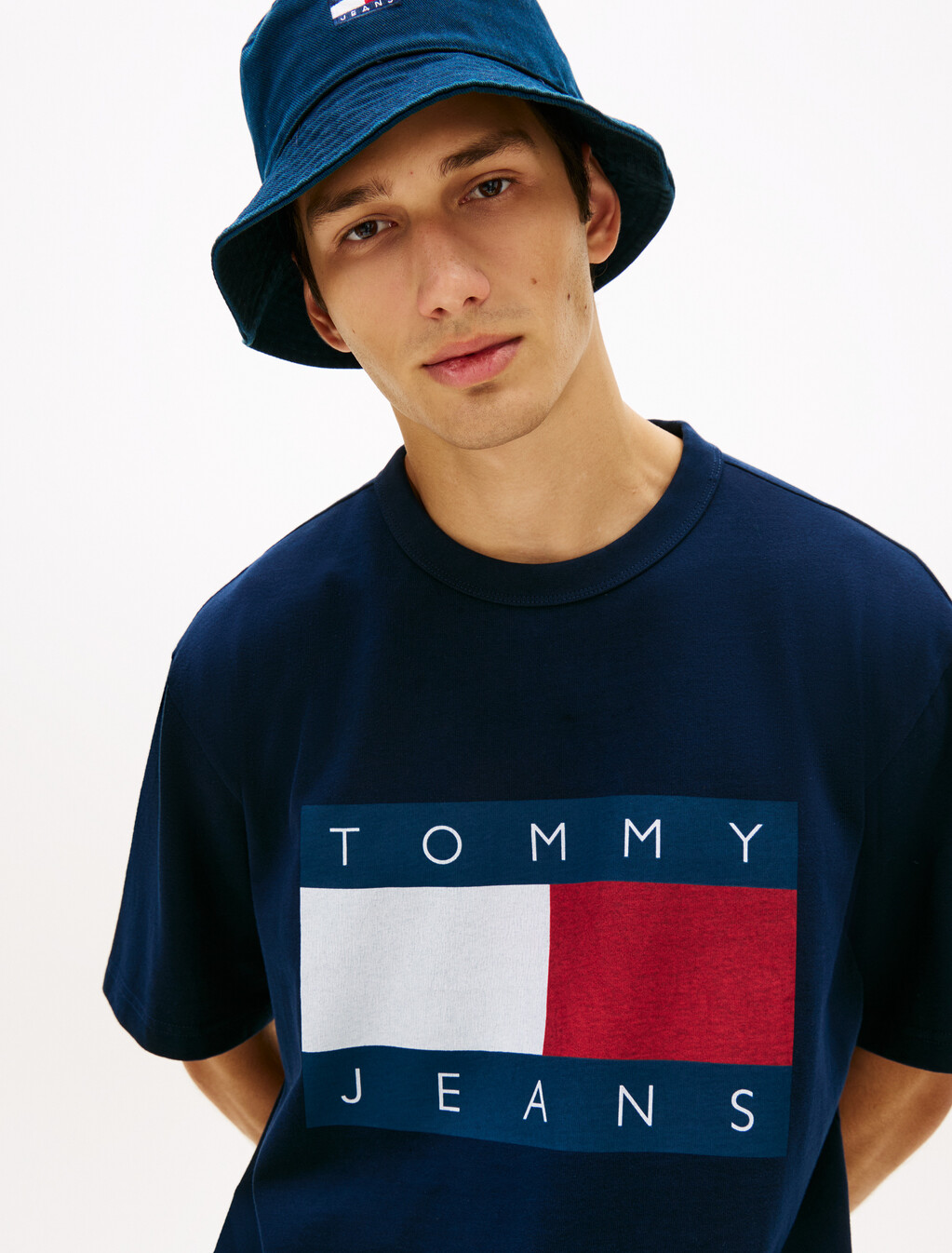 Big Flag Relaxed Short Sleeve T-Shirt, Dark Night Navy, hi-res