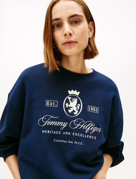 Varsity Crest Terry Sweatshirt