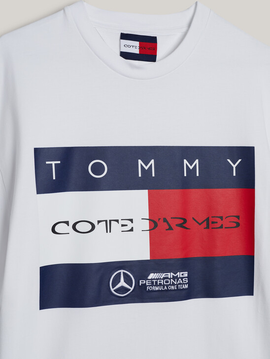 Tommy x Mercedes F1 x CR Flag Logo T-Shirt