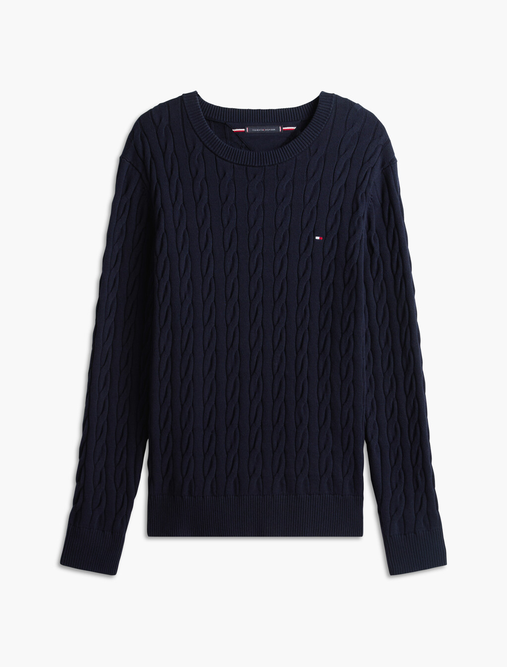 Classics Cable Knit Relaxed Fit Jumper, Navy Blue, hi-res
