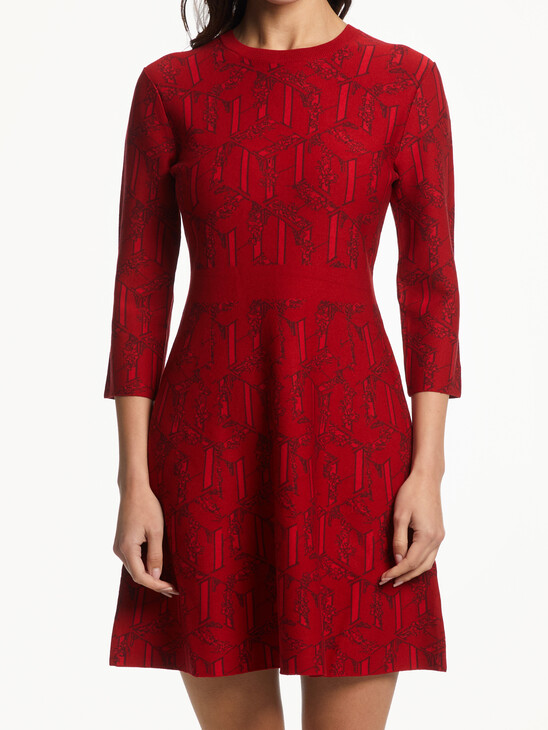 CHINESE NEW YEAR MONOGRAM DRESS