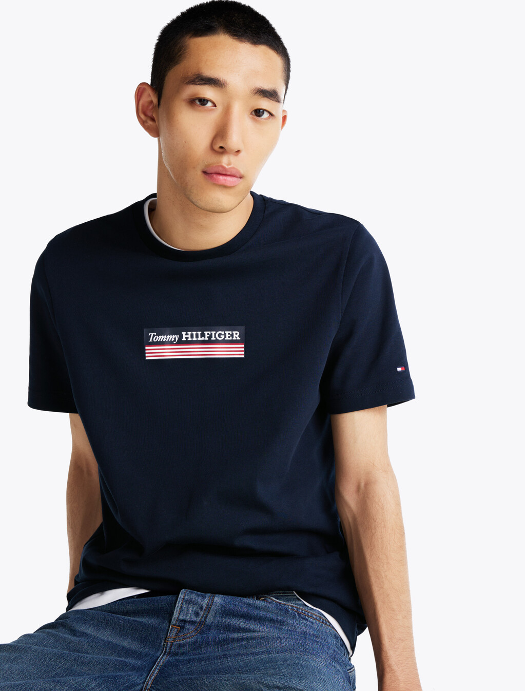 Box Logo T-Shirt, Desert Sky, hi-res
