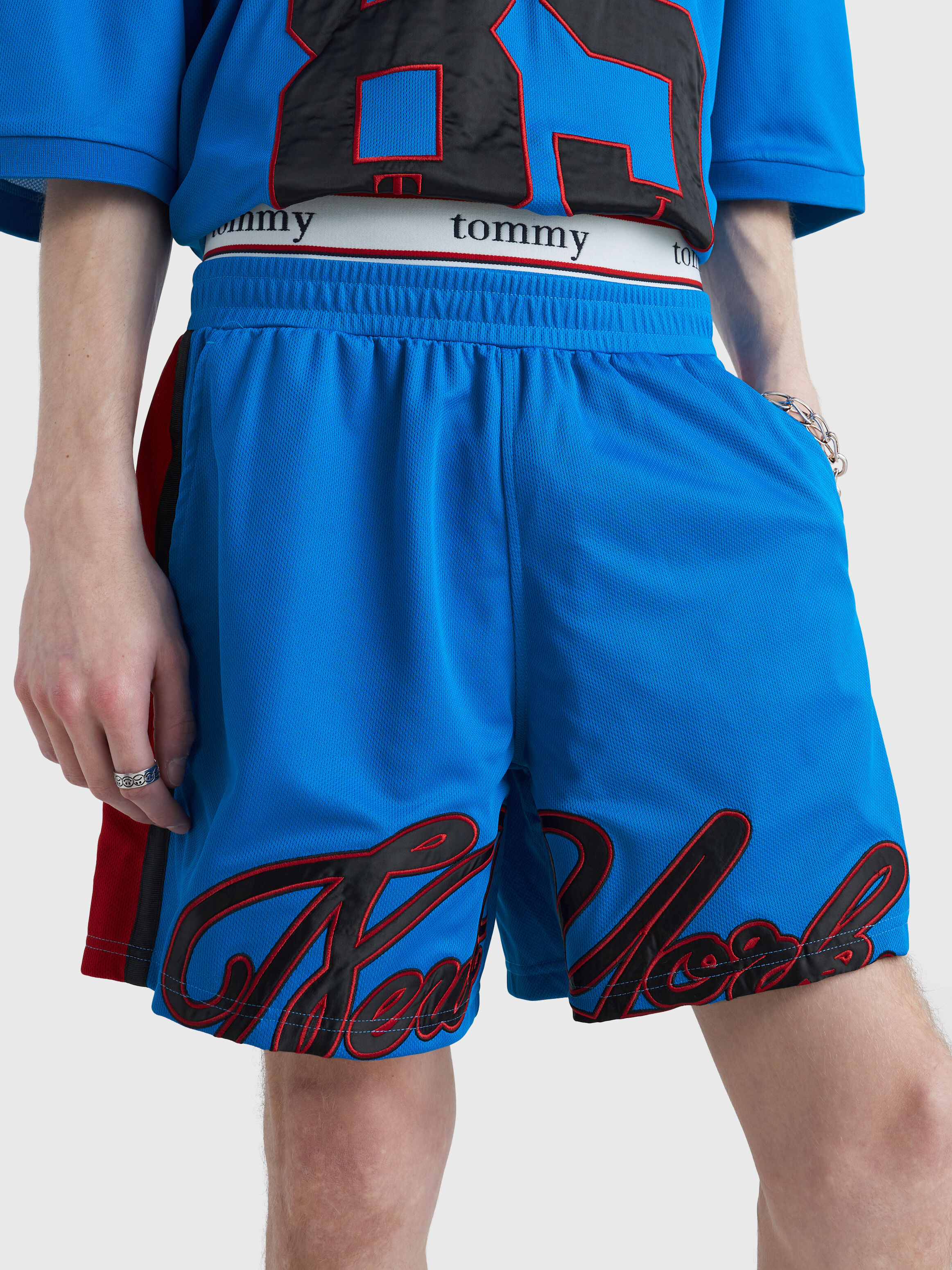Double mesh basketball cheap shorts