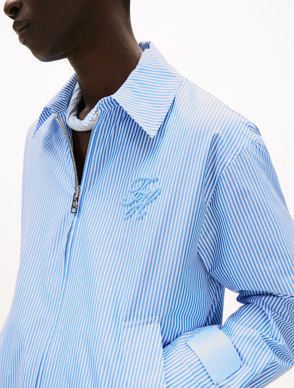 The Runway Collection Ithaca Stripe Ivy Jacket, Blue Stripe, hi-res