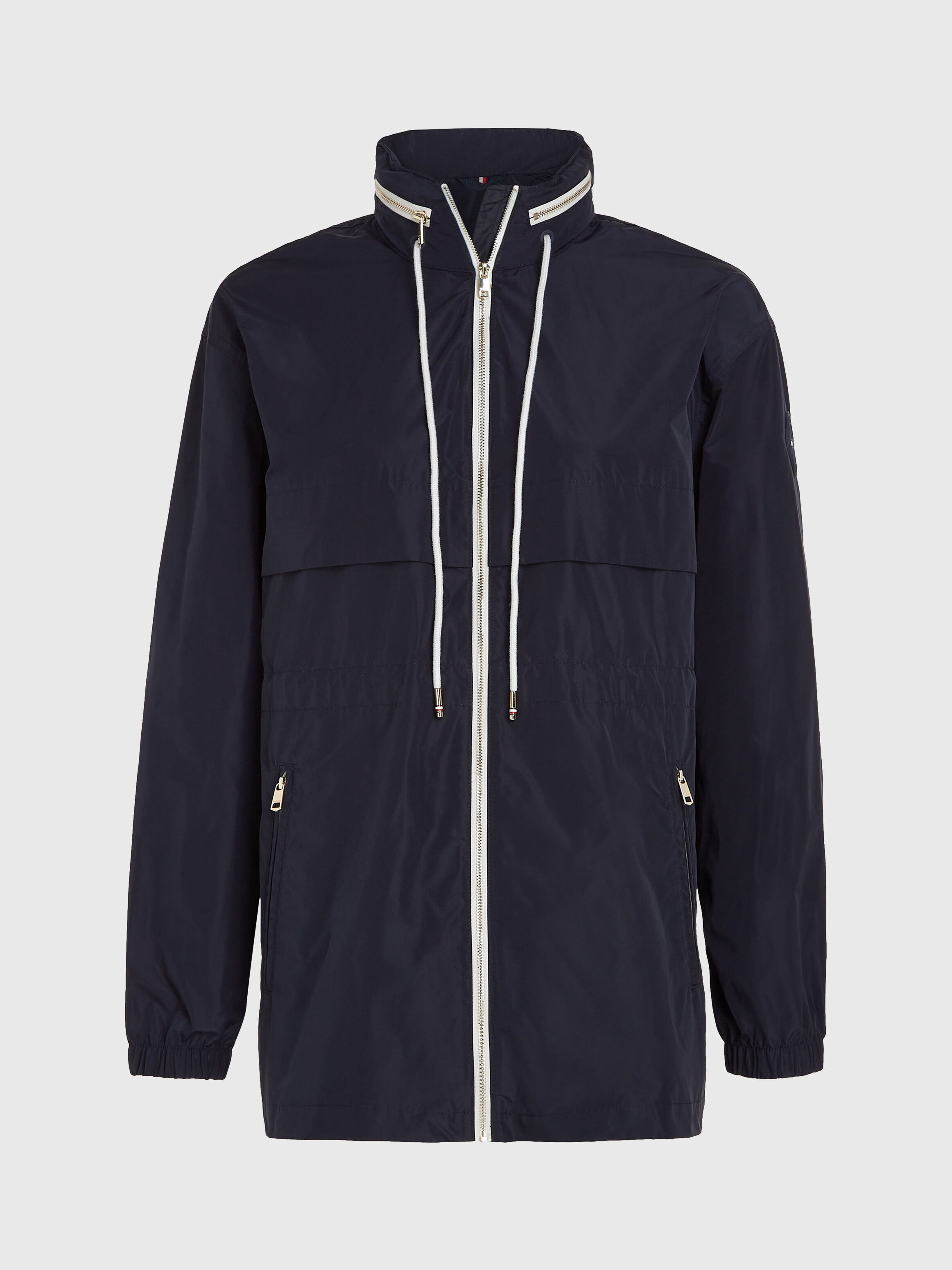 Water Repellent Windbreaker Jacket blue Tommy Hilfiger Singapore