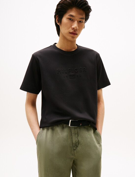 UV Cooling Embossed Logo Pique T-Shirt