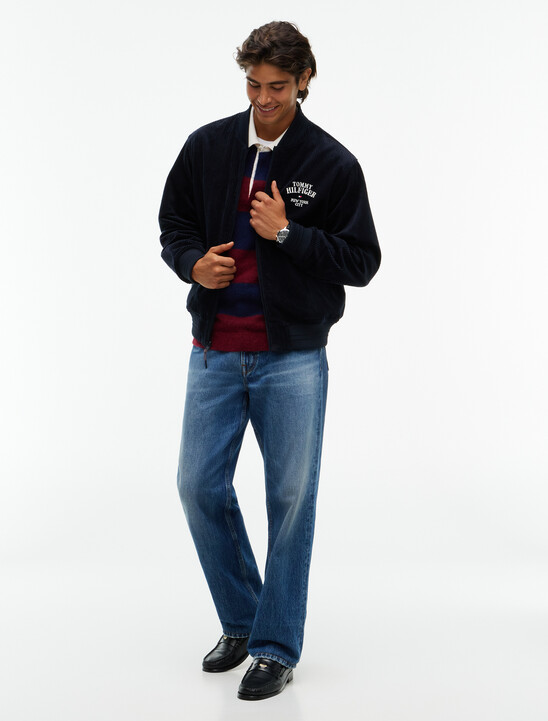 Reversible Poplin Bomber Jacket