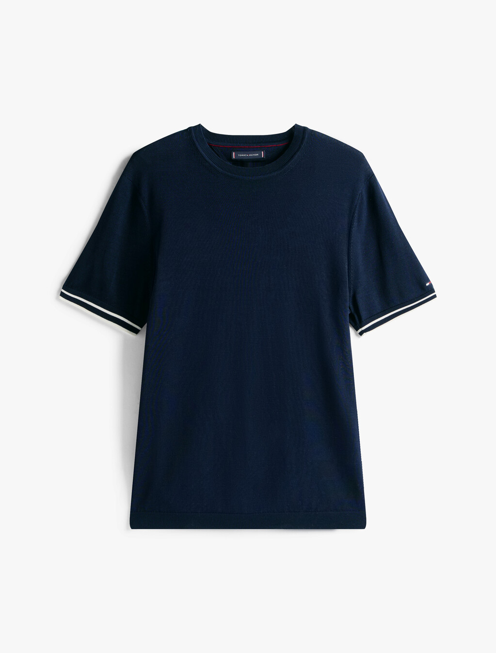 Tipping Stripe T-Shirt, Desert Sky/Ivory Petal, hi-res