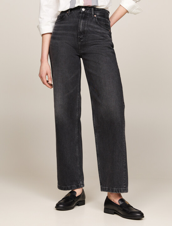High Rise Relaxed Straight Jeans