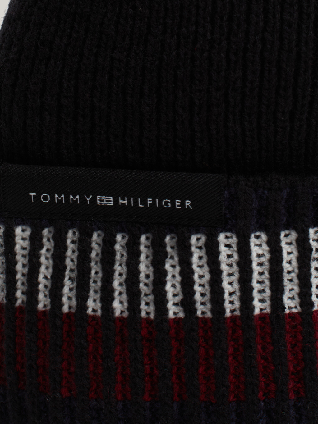 Corporate Wool Blend Knit Beanie, Black, hi-res