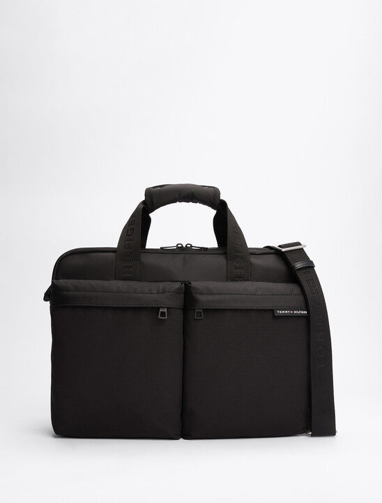 Rubberised Logo Laptop Bag