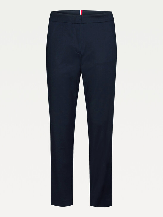 STRETCH COTTON SLIM FIT TROUSERS
