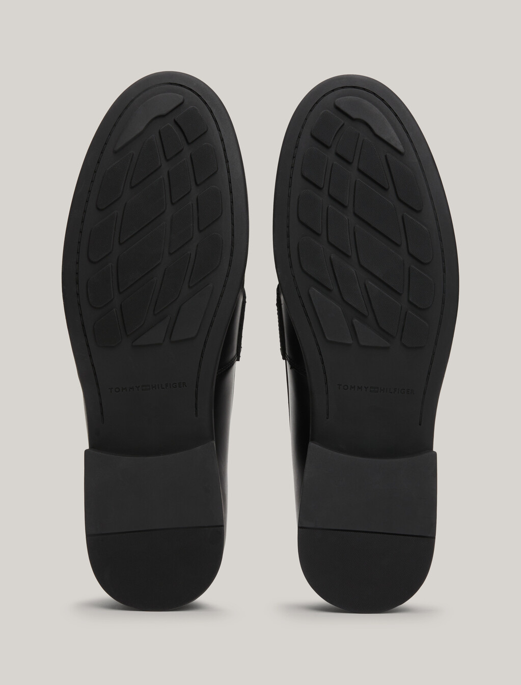 Elevated Leather Loafers, Black, hi-res