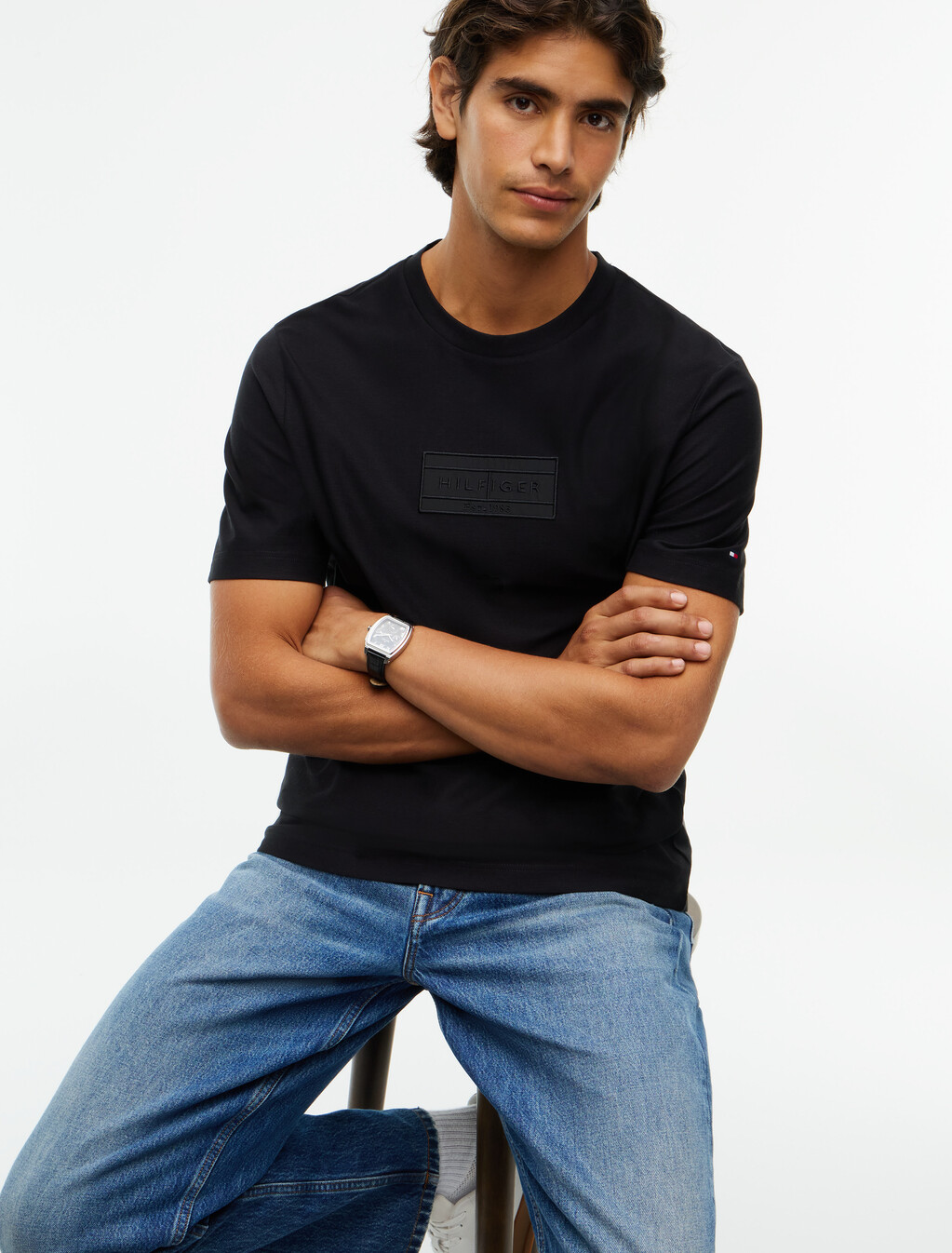 Logo Graphic T-Shirt, Black, hi-res