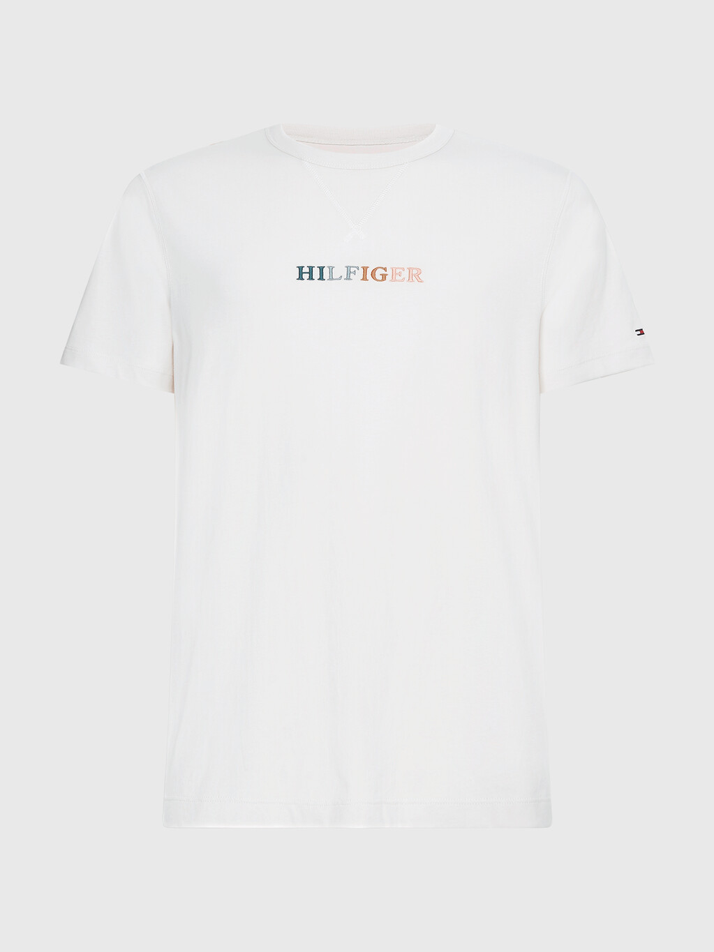 COLORFUL HILFIGER T-SHIRT, White, hi-res