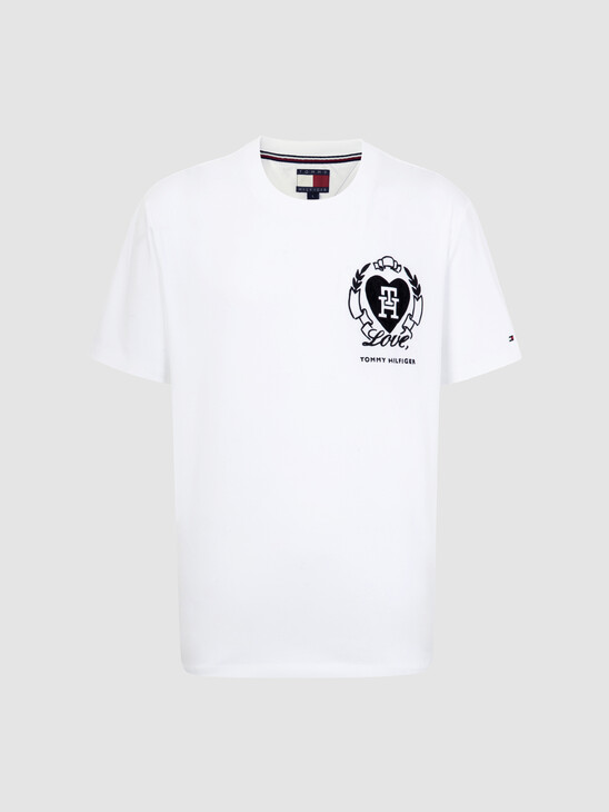 VALENTINE'S DAY HEART EMBROIDERY T-SHIRT