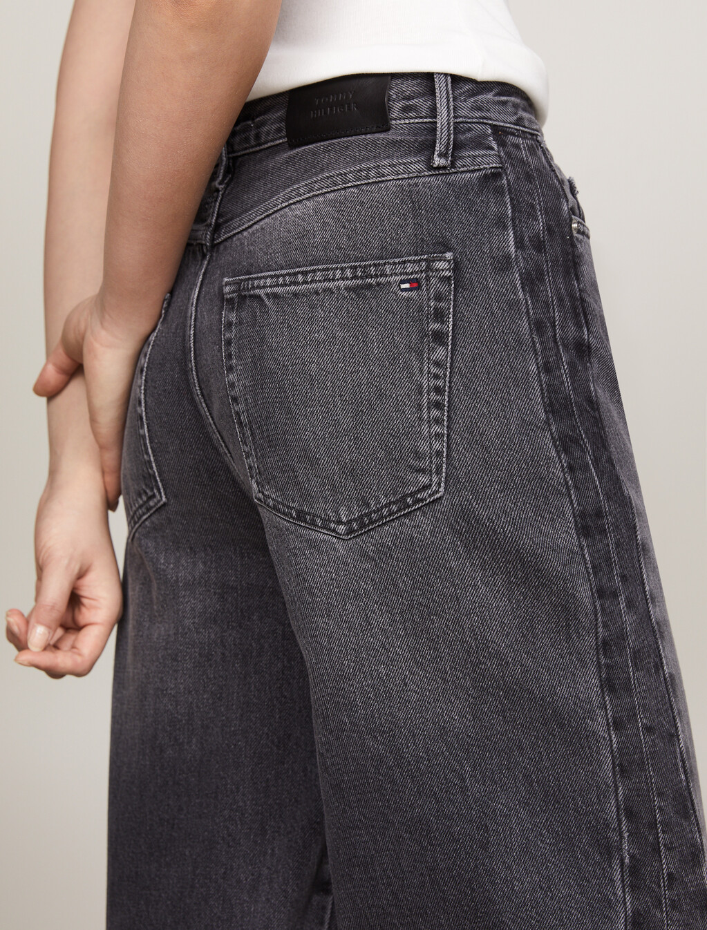 High Rise Relaxed Straight Raw Hem Jeans, Jay, hi-res