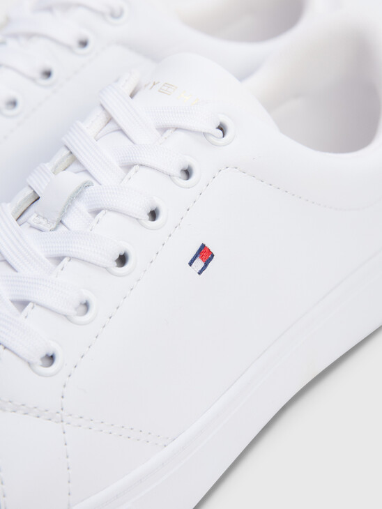 Essential Leather Court Trainers