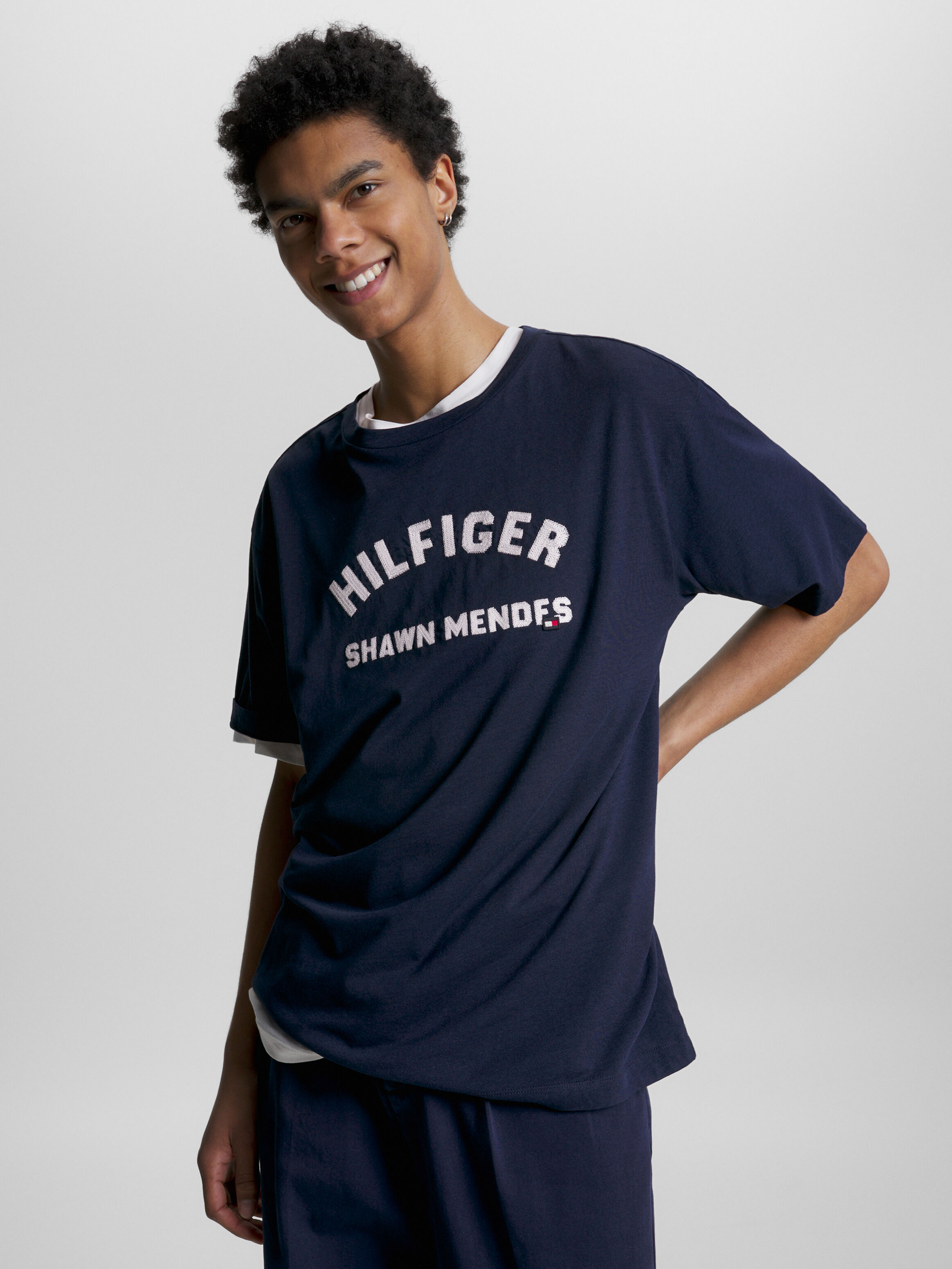 Tommy Hilfiger X Shawn Mendes Archive T Shirt blue Tommy