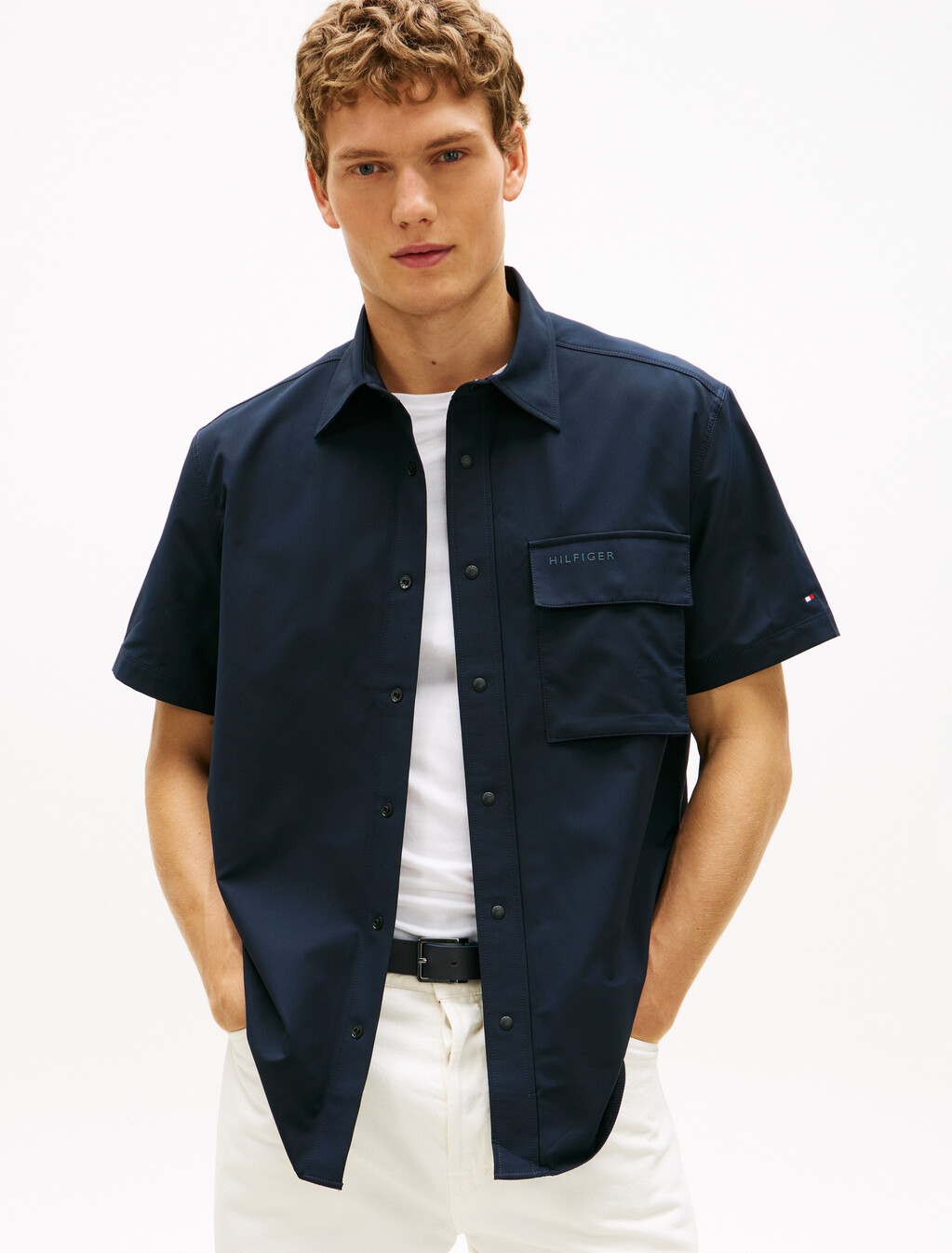 Tech Short Sleeve Shirt, Desert Sky, hi-res