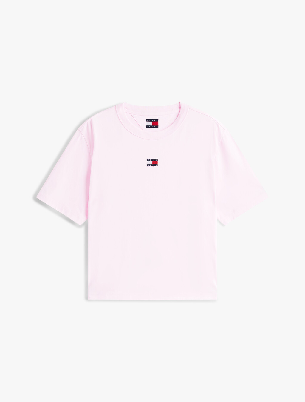 Logo Badge Boxy T-Shirt, Pearly Pink, hi-res