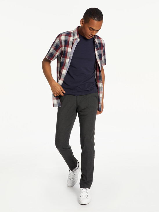 DENIM LOOK CHECK SHIRT DENIM LOOK CHECK SHIRT