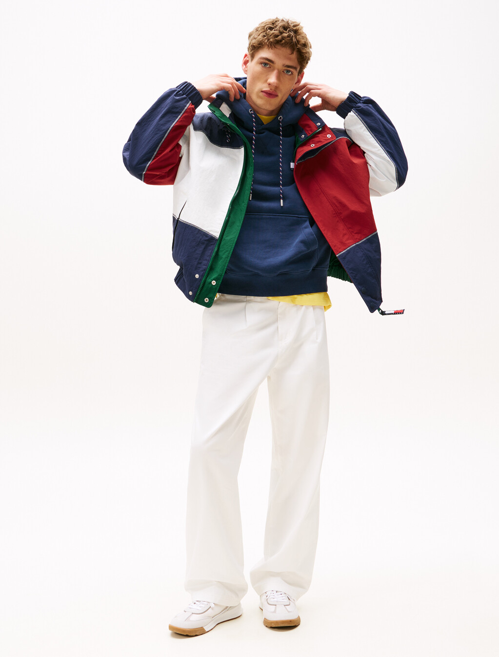 Hilfiger Sailing Reversible Relaxed Jacket, Ornamental Green/Multi, hi-res