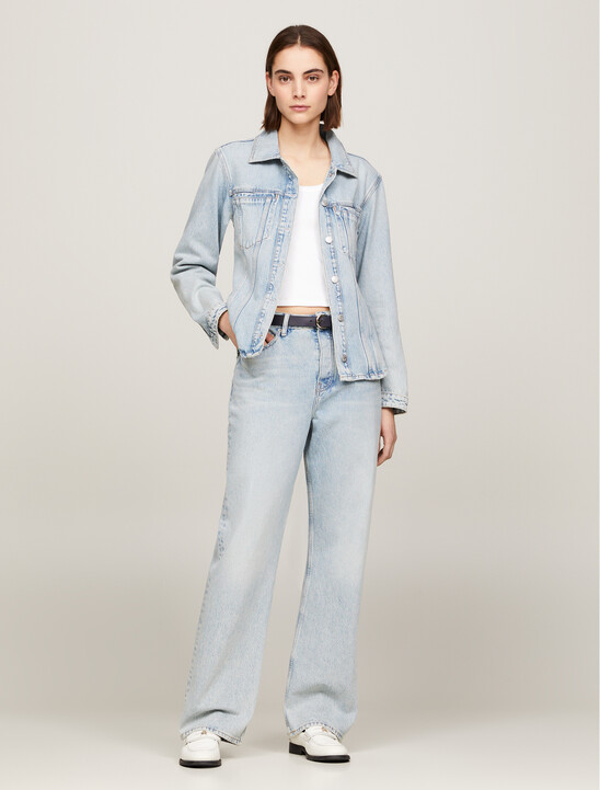 Rome High Rise Slim Straight Jeans