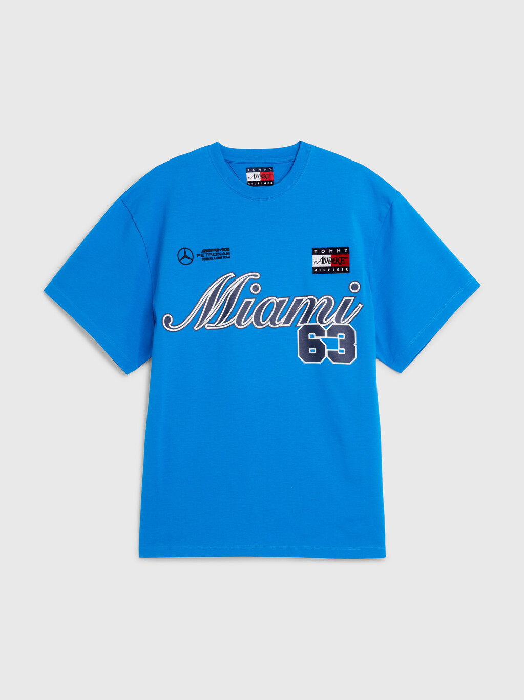 Tommy x Mercedes-AMG F1 x Awake NY Baseball Jersey Black/Blue 63